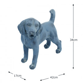 Puppy Standing – blue iron effect