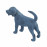 Puppy Standing – blue iron effect