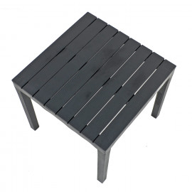 Roma Square Table with Siena Chair in Anthracite