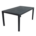 Salerno Rectangular Table in Anthracite