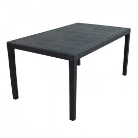 Salerno Rectangular Table in Anthracite