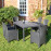 Salerno Rectangular Table in Anthracite