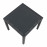 Salerno Square Table in Anthracite