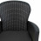 Salerno Table with Sicily Chairs in Anthracite