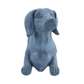 Sausage Dog Planter – blue iron effect