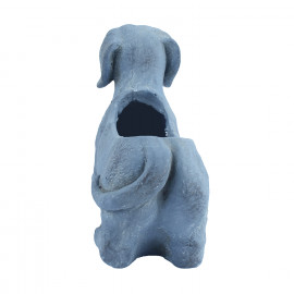 Sausage Dog Planter – blue iron effect