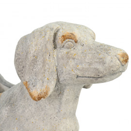 Sausage Dog Planter – weathered stone effect