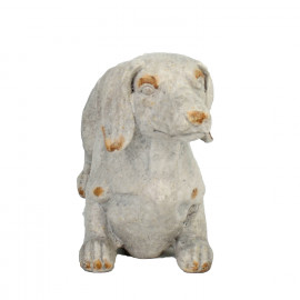 Sausage Dog Planter – weathered stone effect