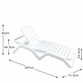 Scirocco Lounger – 2 colour options