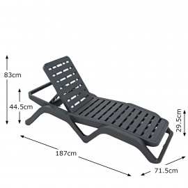 Scirocco Lounger – 2 colour options