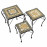 Set of 3 Low Square Plant Stands – Brava