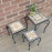 Set of 3 Low Square Plant Stands – Brava