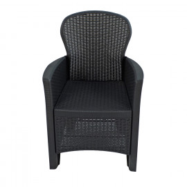 Sicily side table with 2 Sicily chairs