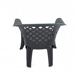 Sicily side table with Savona chairs