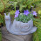 Snail Planter – blue iron effect