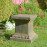 Plinth, Square Low – rust effect