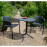 Step Table in Anthracite