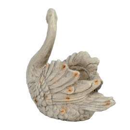 Swan Planter – weathered stone effect