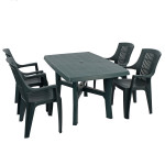Taranto 4 table with Parma chairs – 2 colour option