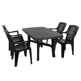 Taranto 4 table with Parma chairs – 2 colour option