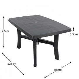 Taranto 4 table with Parma chairs – 2 colour option