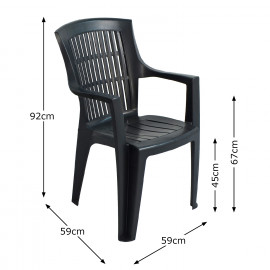 Tivoli table with Parma chairs- 2 colour option