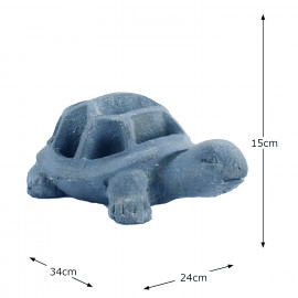 Tortoise Planter – blue iron effect