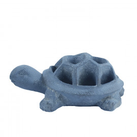 Tortoise Planter – blue iron effect