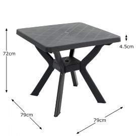 Turin table with Parma chairs- 2 colour option