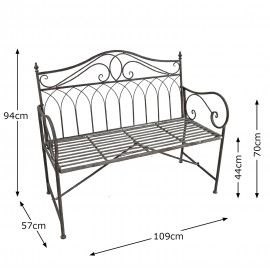 Vancouver Metal Bench