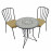 Verde Bistro Set – 2 chair options