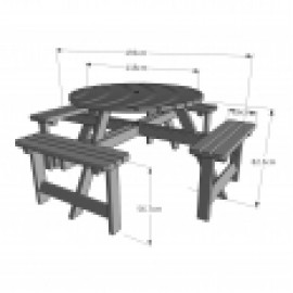 Whitwell Table - With 2 Table Top Options